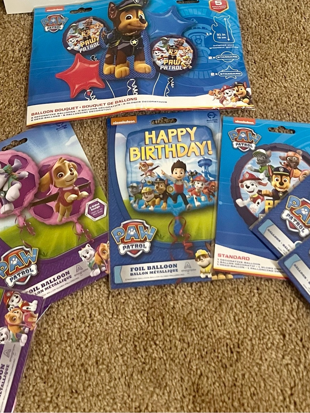 PAW Patrol 12 Happy Birthday Foil Balloon - Blue